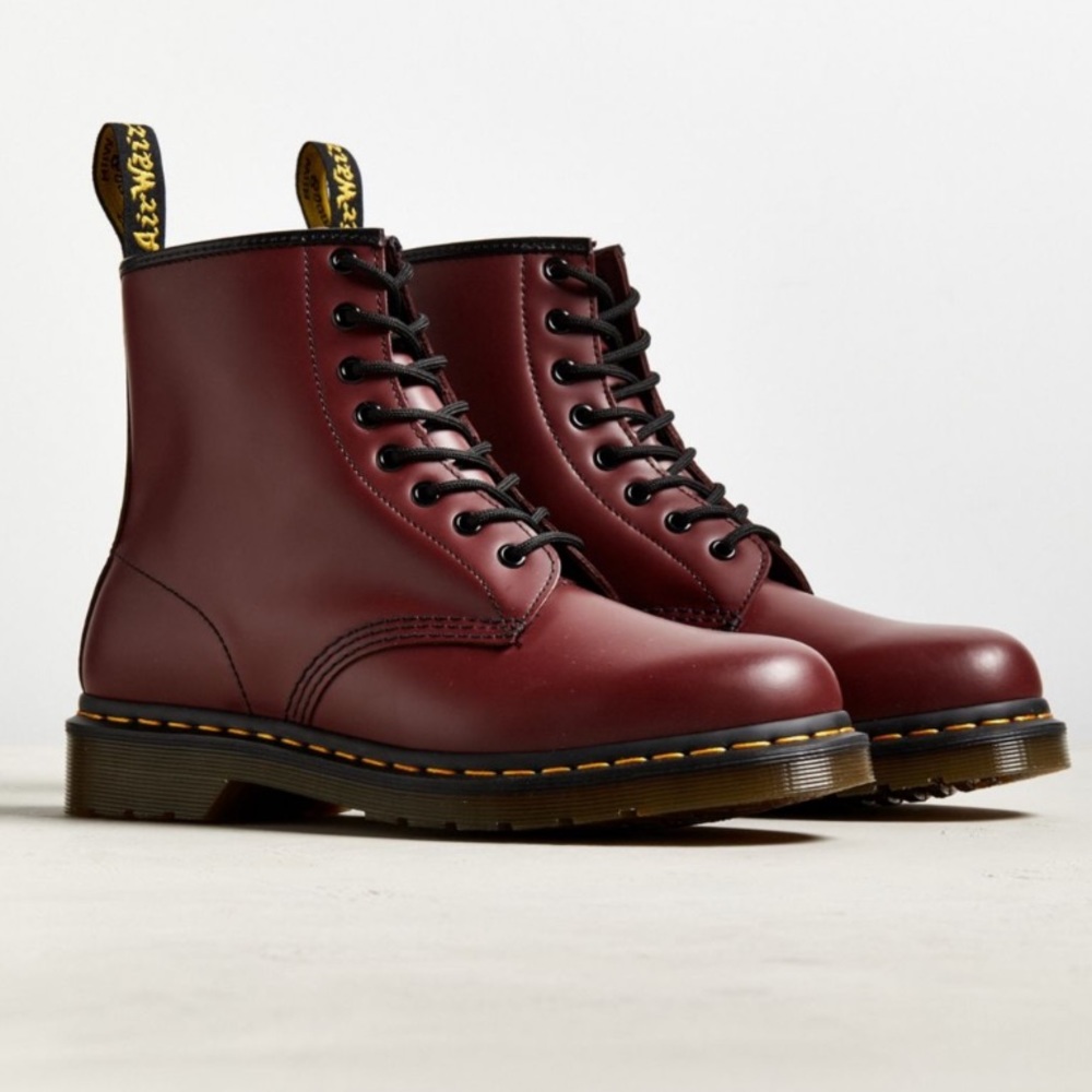 Maroon Dr Martens